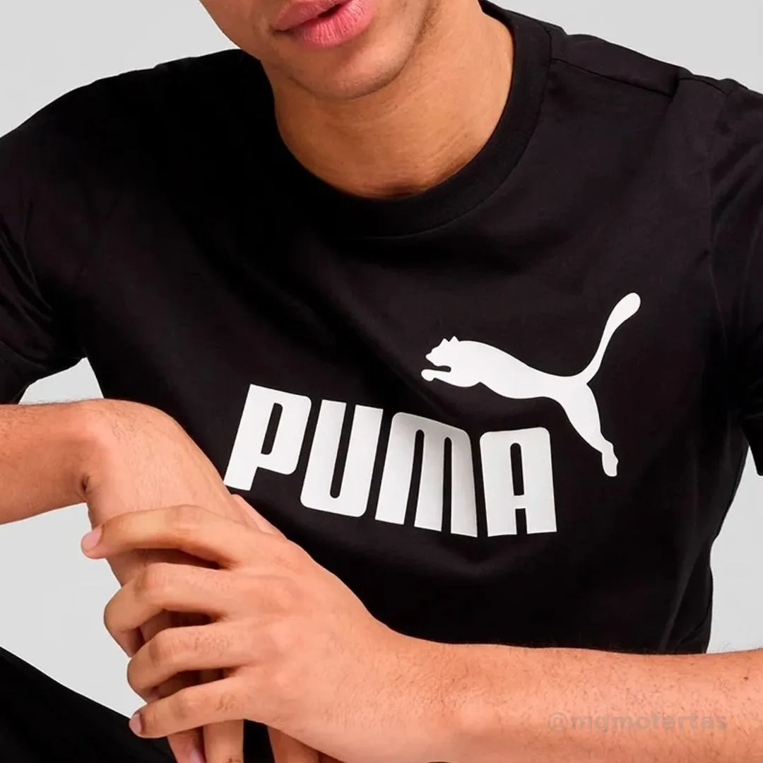 Camiseta Puma 2 Color No. 1 Logo Masculina