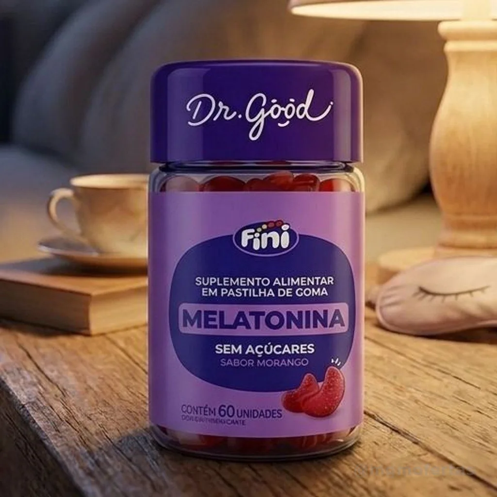 Melatonina Dr.good 60 Gomas Morango Fini Morango