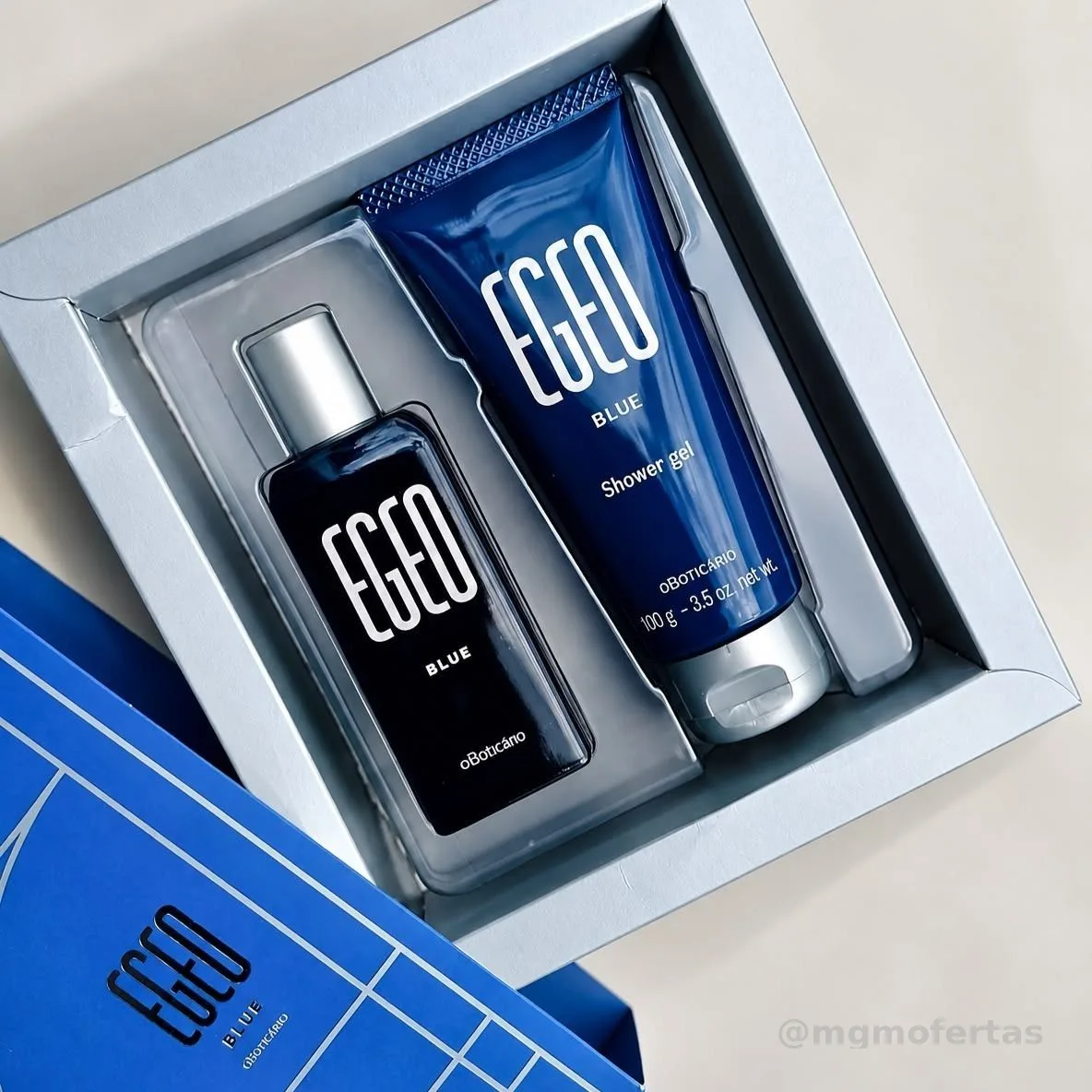 Kit Presente Egeo Blue: Desodorante Colônia + Shower Gel