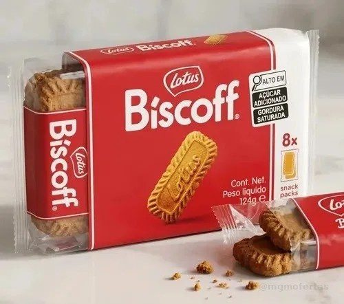 Lotus Biscoff Biscoito Doce Pacote 124G