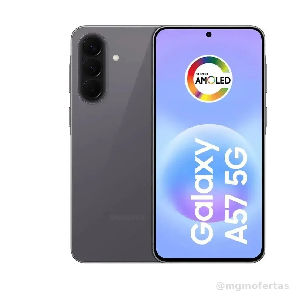 Celular Samsung Galaxy A57 5G 128GB, 8GB RAM, Câmera 50MP, IP68, Super AMOLED 6.7