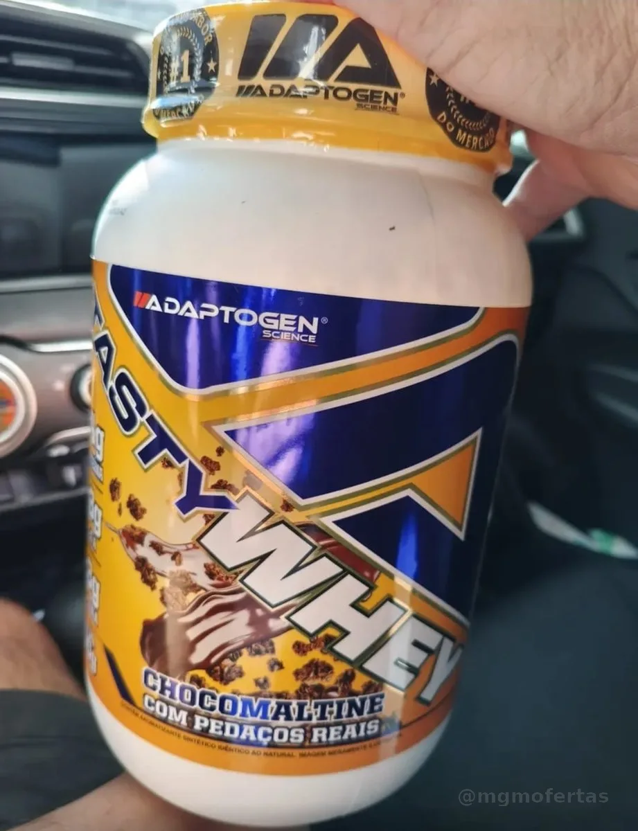 Proteina Para Ectomorfo Tasty Whey Sabor Chocomaltine 900g Sabor Choco Maltine