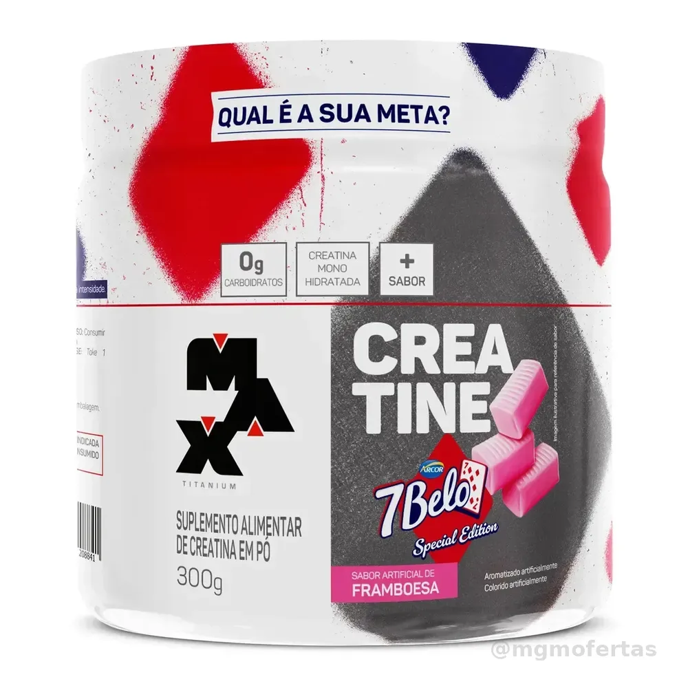 Creatina Max Titanium 7 Belo em pó x 300g