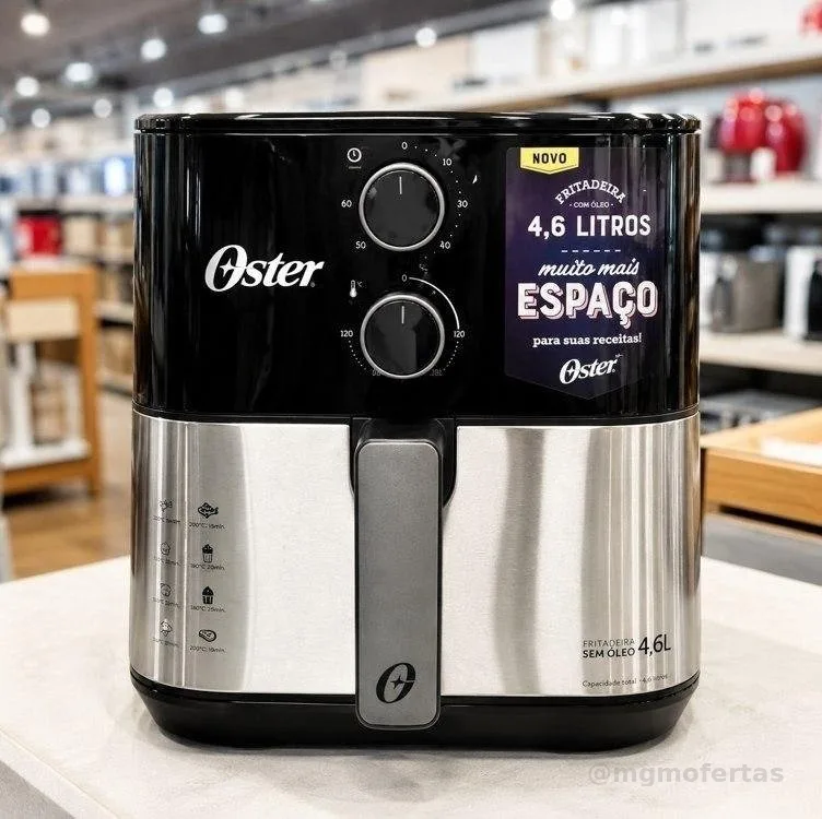 Fritadeira Sem Óleo Oster 127V - OFRT520, PRETO