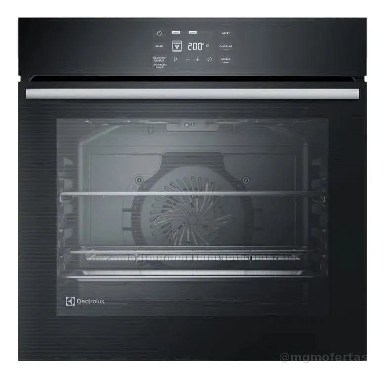 Forno de Embutir Elétrico Electrolux 80L Experience Air fryer, PerfectCook360 e Painel Touch (OE8EA)