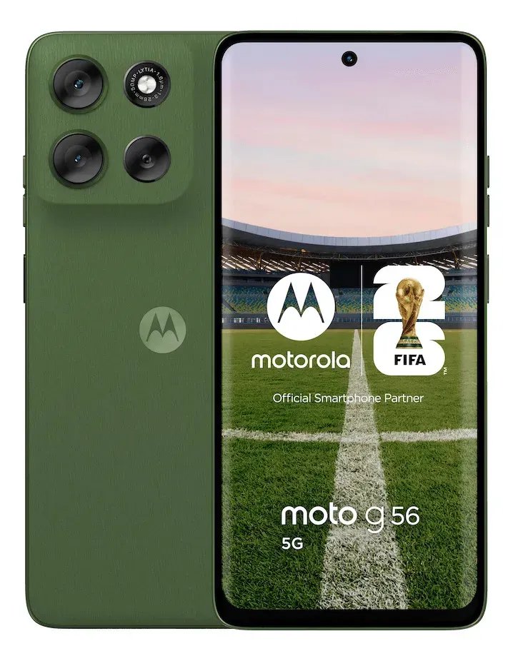 Celular Motorola Moto G56 256gb + 12gb Ram 5g Dual Sim Green