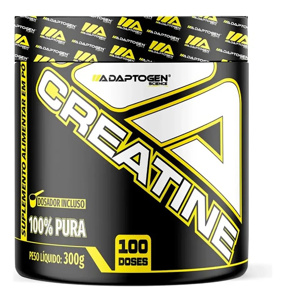 Creatina Adaptogen Science Platinum em pó Sem sabor x 300g