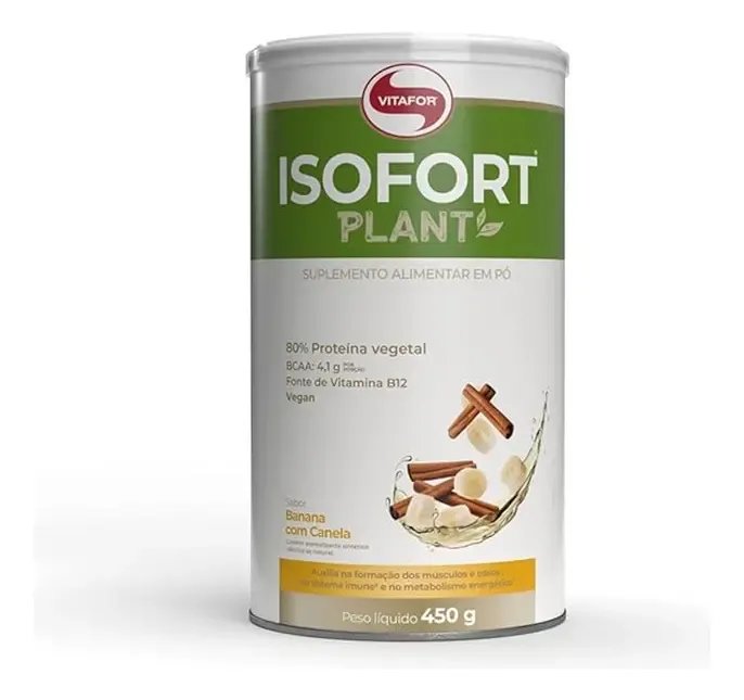 Isofort Plant Banana Com Canela 450g Vitafor