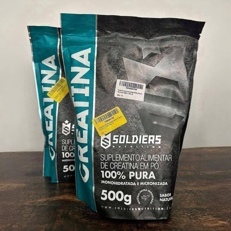 Creatina Monohidratada Soldiers Nutrition 500g