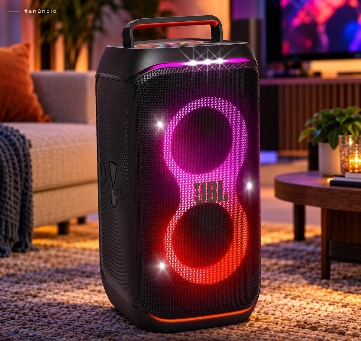 Caixa De Som Jbl Partybox Club 120 Bluetooth 160w Cor Preto