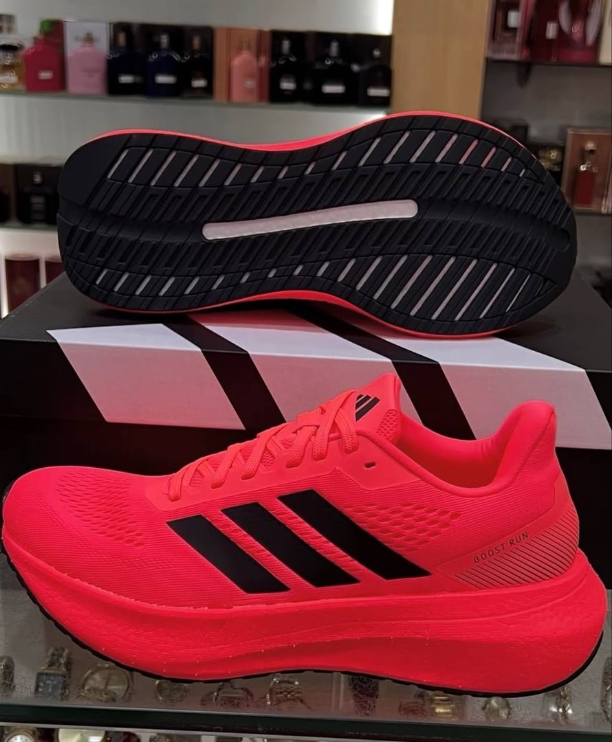 Tênis adidas Boost Run Florescente Performance Corrida Leve Rosa 40 Br