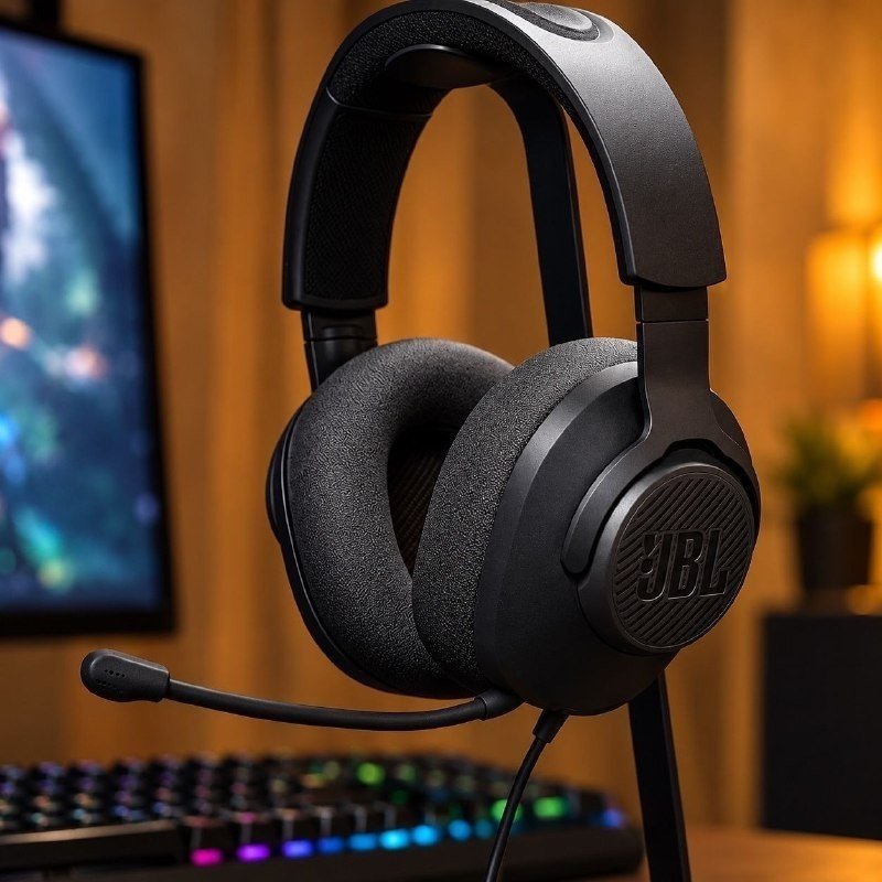 Fone de Ouvido JBL Quantum 100M2 Gamer Over-ear com Microfone Removível para PS4 e PS5