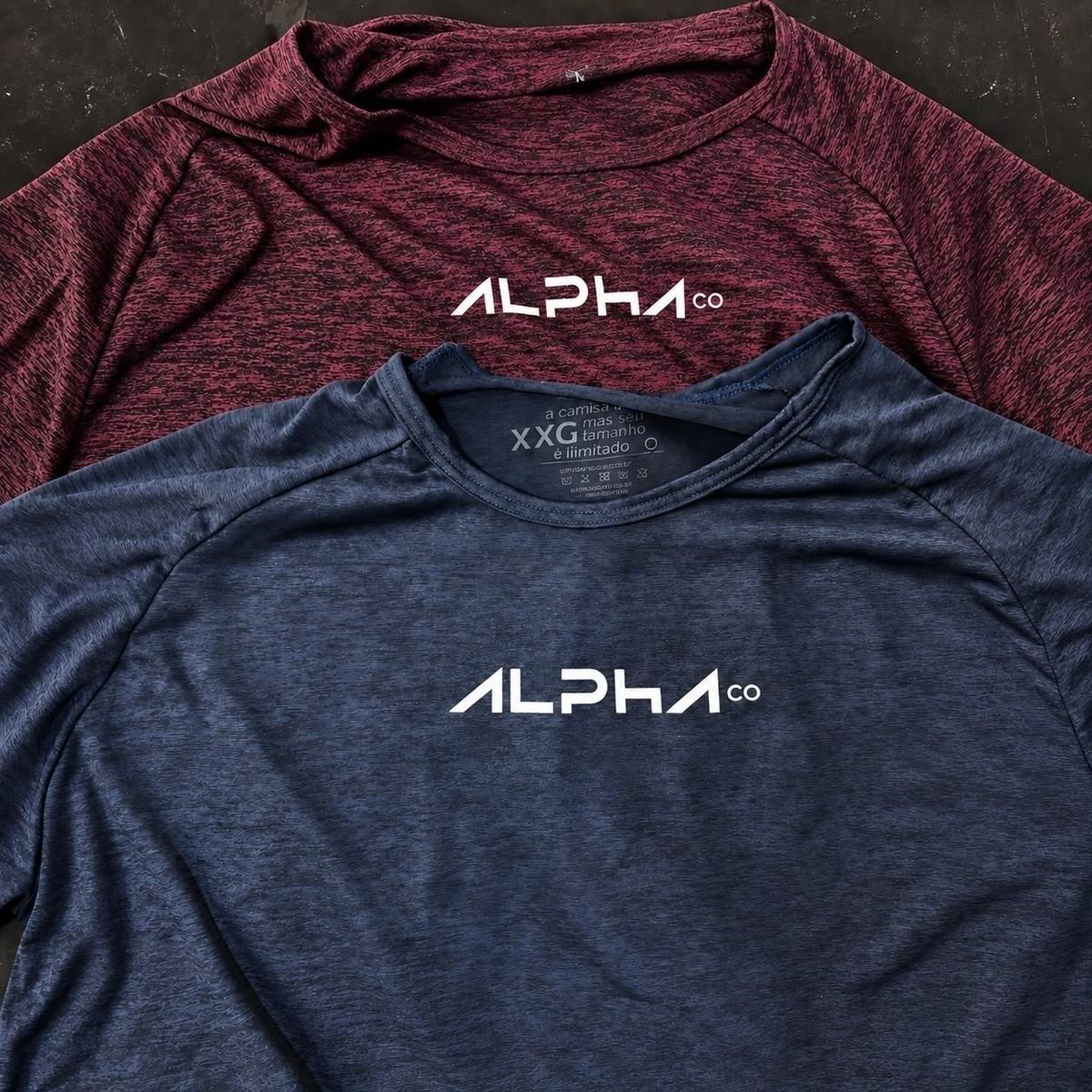 Kit 5 Camisetas New Fluid Mescla Dry Alpha Masculina