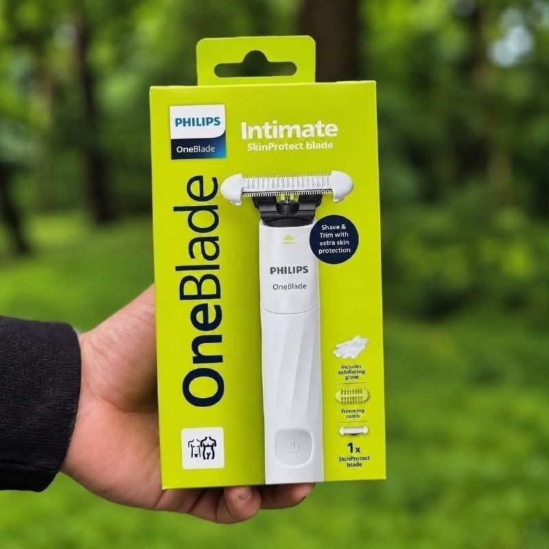 Aparador E Raspador Oneblade Intimate Qp1924/10 Philips Branco 127/220v