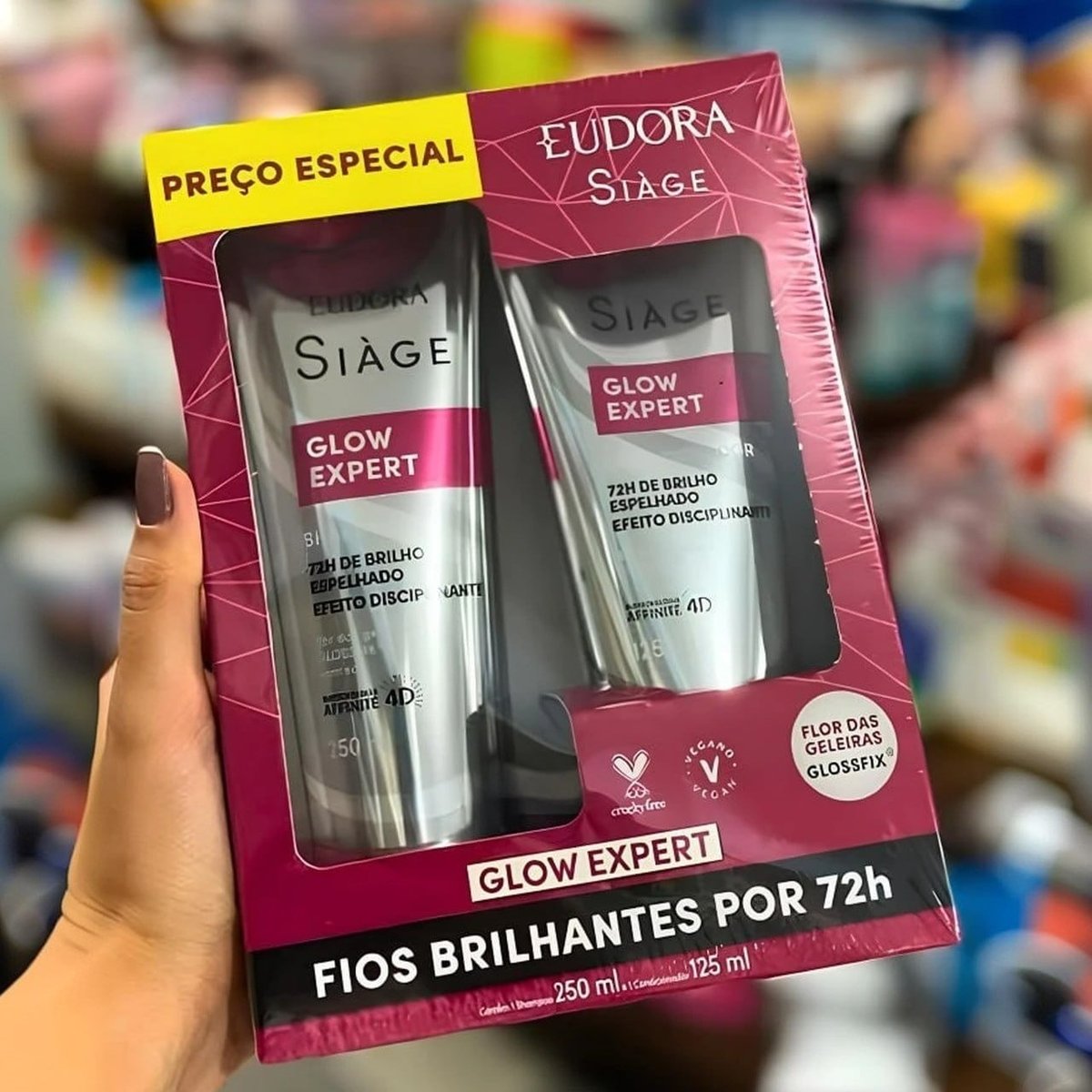 Eudora Siàge Promopack Glow Expert Shampoo 250ml + Condicionador 125ml