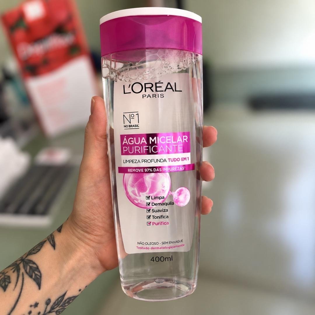 L'Oréal Paris Dermo Expertise, Água Micelar Purificante 5 em 1, 400ml