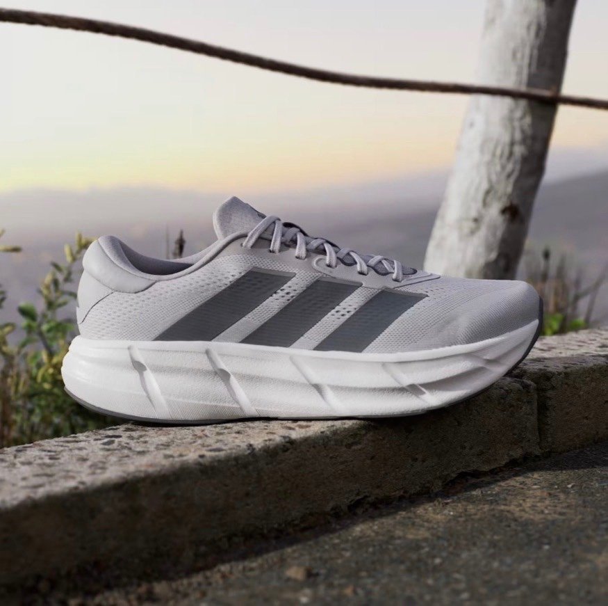 Tênis De Corrida Masculino Questar 4 adidas Cinza Liso 42 Br