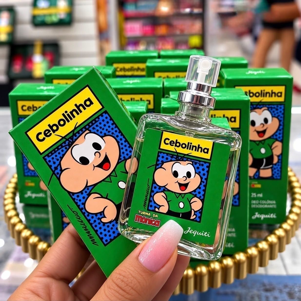 Kit 3 Perfumes Cebolinha Jequiti 25ml Infantil Turma da Mônica Colônia Masculina Kit Presente Original