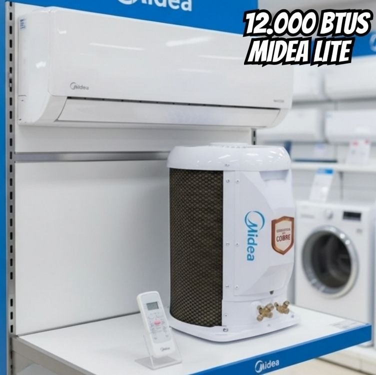 Ar Split Inverter 12000 Midea Airvolution Lite Frio 38TBVCA12M5 42EBVCA12M5