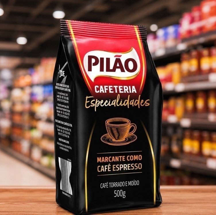 CAFE PILAO CAFETERIA ESPECIALIDADES ESPRESSO POUCH 500G