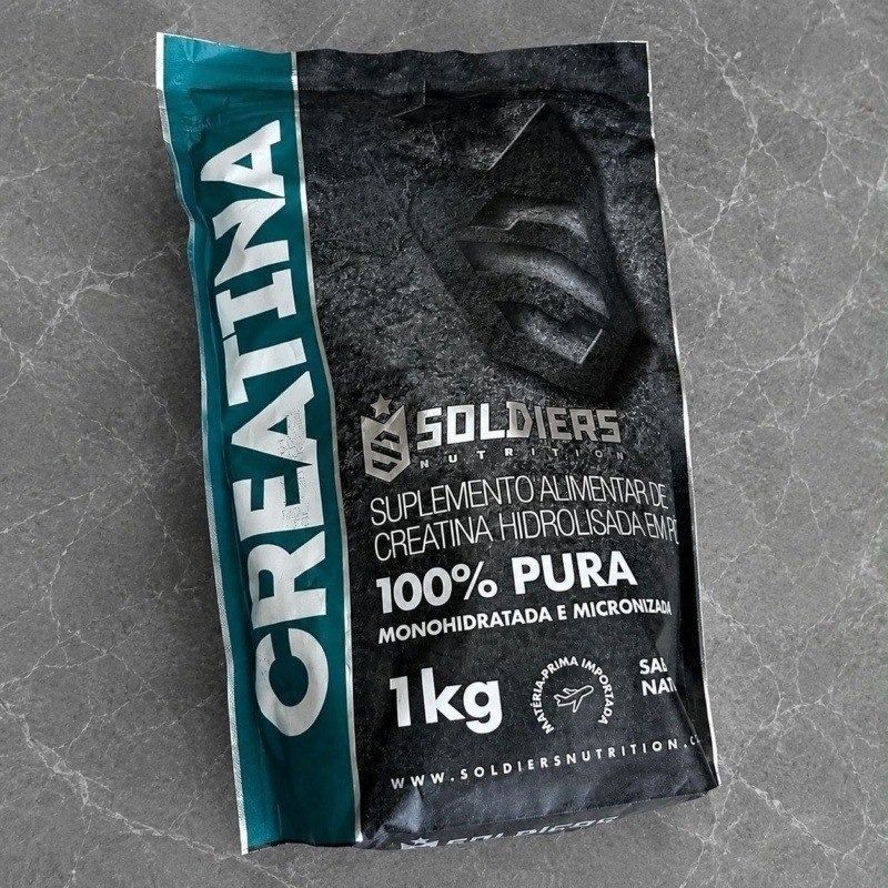 Creatina Soldiers Nutrition em pó Sem sabor x 1kg